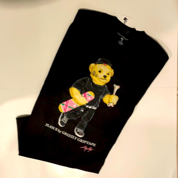 Rare Grizzly Pro Cris Cole Skate Tee - Picture 2 of 4